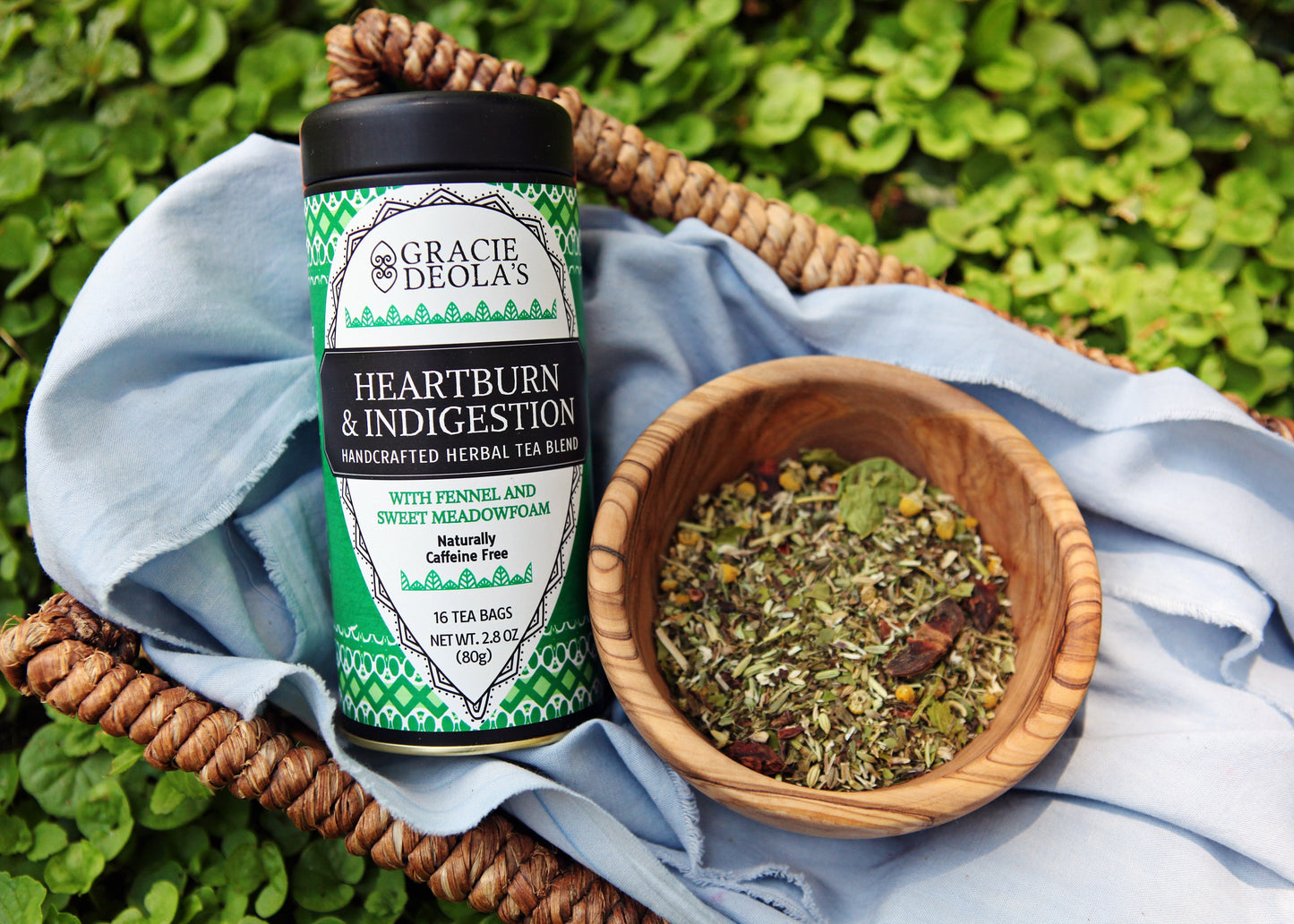 Heartburn & Indigestion Herbal Tea w/ Fennel and Meadowsweet