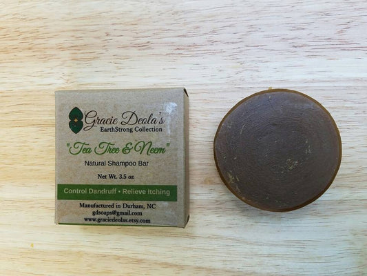 Tea Tree & Neem All Natural Solid Shampoo Bar